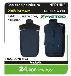 Nerthus - chaleco tipo nàutico 288vpamam