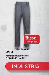Coinfer Pantalón multibolsillos oferta