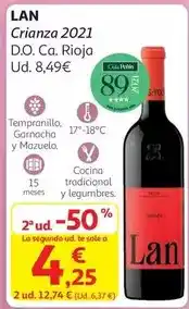 Alcampo Lan - crianza 2021 d.o.ca. rioja oferta