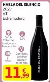 Alcampo Tempranillo - habla del silencio 2023 v.t. extremadura oferta