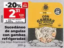 Dia Dia mari marinera - sucedáneo de angulas con gambas refrigeradas oferta