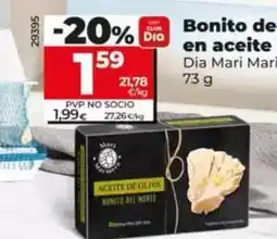 Dia Dia mari marinera - bonito del norte en aceite de oliva oferta