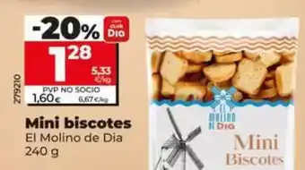 Dia El molino de dia - mini biscotes oferta