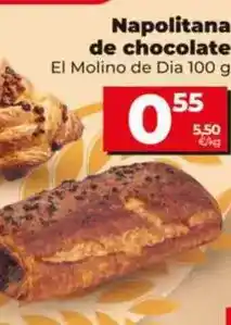 Dia El molino de dia - napolitana de chocolate oferta