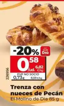 Dia El molino de dia - trenza con nueces de pecán oferta