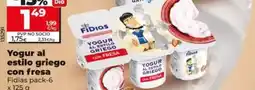 Dia Fidias - yogur al estilo griego con fresa oferta