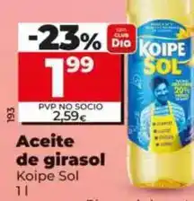 Dia Koipe sol - aceite de girasol oferta