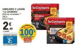 E.Leclerc La cocinera - canelones o lasana oferta
