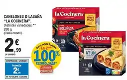 E.Leclerc La cocinera - canelones o lasana oferta