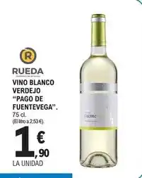 E.Leclerc Pago de fuentevega - vino blanco verdejo oferta
