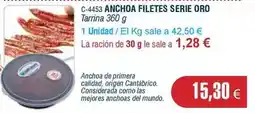 Abordo Oro - anchoa filetes serie oferta