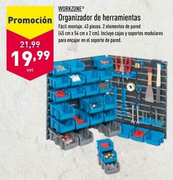 ALDI Workzone Organizador de herramientas oferta