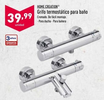 ALDI Home Creation Grifo termostático para baño oferta