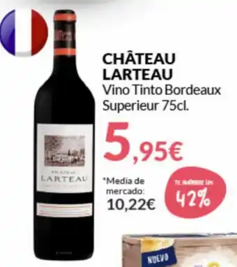 PrimaPrix Château Larteau Vino Tinto Bordeaux Superieur 75cl. oferta