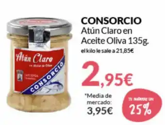 PrimaPrix Consorcio Atún Claro en Aceite Oliva 135g oferta