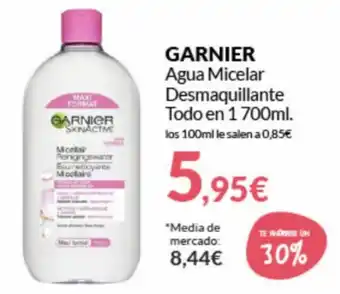 PrimaPrix Garnier Agua Micelar Desmaquillante Todo en 1700ml oferta