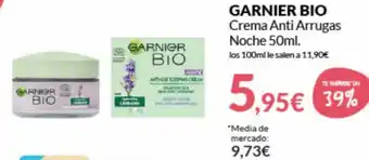 PrimaPrix Garnier Bio Crema Anti Arrugas Noche 50ml oferta