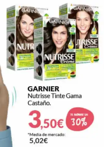 PrimaPrix Garnier Nutrisse Tinte Gama Castaño oferta
