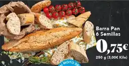 Gadis Barra pan 6 semillas oferta