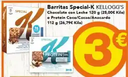 Gadis Kellogg's - barritas special k oferta