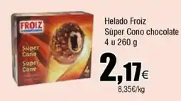 Cash FROIZ FROIZ Helado Súper Cono chocolate oferta