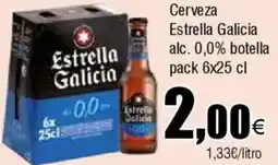 Cash FROIZ ESTRELLA GALICIA Cerveza alc. 0,0% oferta