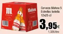 Cash FROIZ MAHOU 5 Cerveza Estrellas oferta