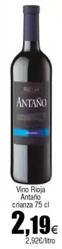Cash FROIZ ANTAÑO Vino Rioja crianza l oferta