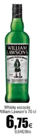 Cash FROIZ WILLIAM LAWSONS Whisky escocés oferta