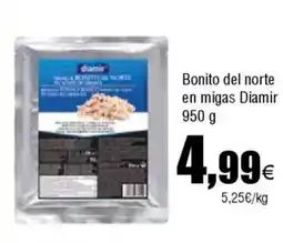 Cash FROIZ DIAMIR Bonito del norte en migas oferta