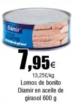 Cash FROIZ DIAMIR Lomos de bonito en aceite de girasol 600 g oferta