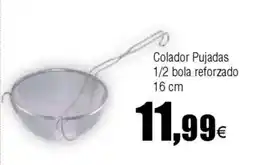 Cash FROIZ Colador Pujadas 1/2 bola reforzado 16 cm oferta