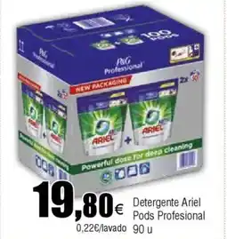 Cash FROIZ ARIEL Detergente Pods Profesional oferta