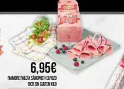 Claudio ELPOZO Fiambre paleta sándwich oferta