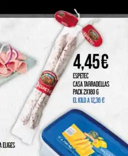 Claudio CASA TARRADELLAS Espetec oferta