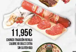Claudio Chorizo tradición revilla calibre 80 dulce extra oferta