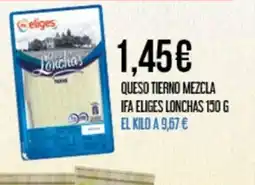 Claudio Queso tierno mezcla ifa eliges lonchas oferta