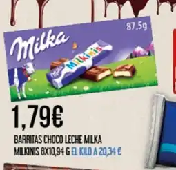 Claudio Barritas choco leche milka milkinis oferta