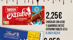 Claudio Chocolate con leche y almendras nestlé extrafino tableta oferta