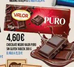 Claudio Chocolate negro valor puro sin gluten tableta oferta