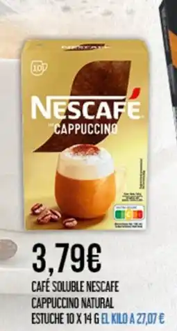 Claudio Café soluble nescafe cappuccino natural estuche oferta