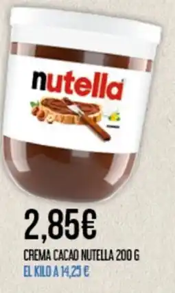 Claudio NUTELLA Crema cacao oferta