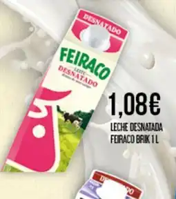 Claudio Leche desnatada feiraco brik oferta