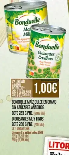 Claudio BONDUELLE Maíz dulce en grano sin azúcares añadidos oferta