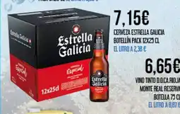Claudio Cerveza estrella galicia botellín oferta