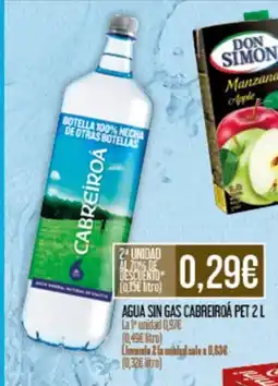 Claudio Agua sin gas cabreiroa pet oferta