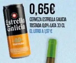 Claudio Escerveza estrella galicia galicia tostada 0,0% lata oferta