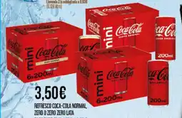Claudio Refresco coca-cola normal, zero o zero zero lata oferta