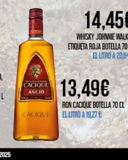 Claudio Ron cacique botella oferta