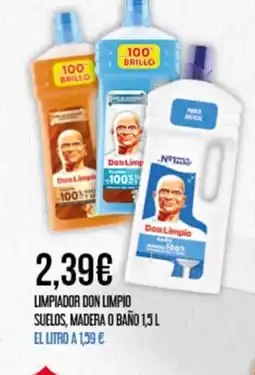 Claudio Limpiador don limpio suelos, madera o baño oferta